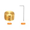 sourcing map 6 Pcs Aluminium Potentiometer Knobs, 1/4" (6mm) Universal