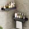 ILIKEPOW 2 Pack Shower Organisers Bathroom Shelves Basket No-Drilling Wall