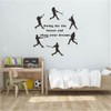 Baseball Player Wall Decal - "Swing for The Fences and