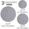 Felt Plate China Storage Dividers Dish Protectors (GREY, 48)
