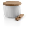 Eva Trio Legio Nova salt cellar with lid and spoon