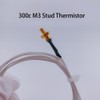 Ender 3 Thermistor 300°C 1m/39.4Inch, 3D Printer M3 Stud Thermistor,