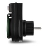 REV Adaptor with Switch IP44 nero-verde