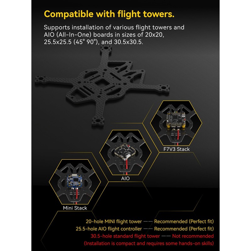Bee35 3.5 Inch Cinewhoop FPV Drone Frame - Pro Version