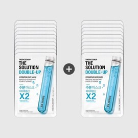 10+10 The Face Shop The Solution Double Up Moisture Mask Sheet 34458090 / 10+10 더페이스샵 더 솔루션 더블업 수분마스크시트34458090