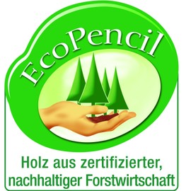 Faber-Castell FABER-CASTELL 117697 - 6 Bleistifte GRIP 2001, Härtegrad: HB, Schaftfarbe: silber