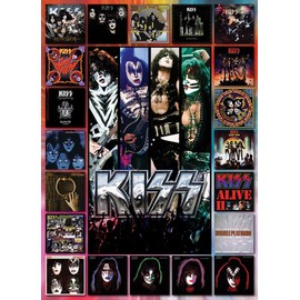 EuroGraphics KISS The Albums 1000-Piece Puzzle , Black