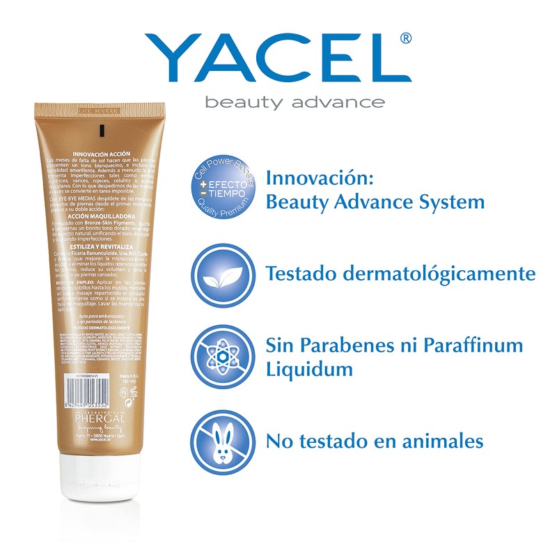 Yacel Bye Bye Socks Golden Skin Styling Gel Self-Tanning for