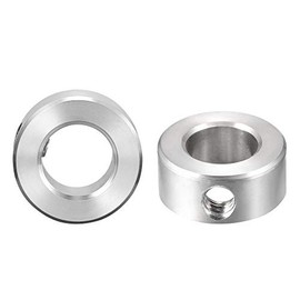 uxcell Drill Stop 3/4" I.D. Stainless Steel for Set Screws Chuck Woodworking Drill Bits Depth Holder 2Pcs