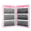570 Pieces Individual Eyelashes, 30+40+50+60+80+100D Fluffy Russian Eyelashes Extensions, 8-16mm