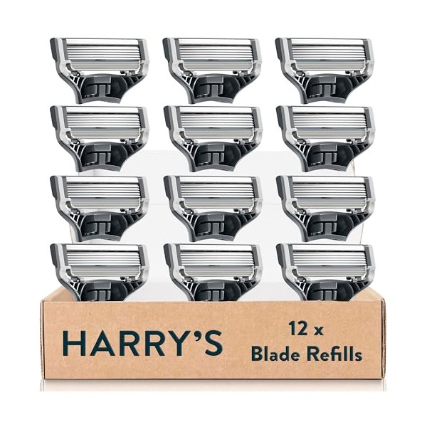 Harry's Harry's Razor Blades Refill, (12) Razor Head Refills with