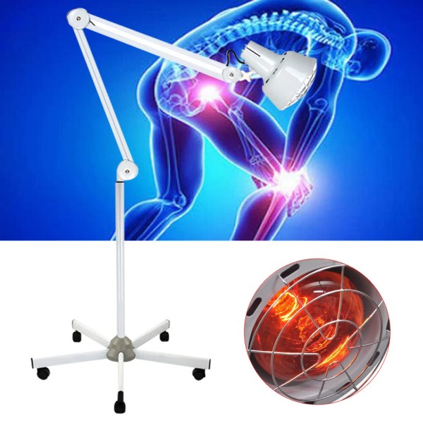 Unbranded Infrared Red Heat Light Therapy Floor Stand Physiotherapy Lamp