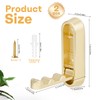 cobmiraln Gold Coat Hooks Foldable Wall Hook - Heavy-Duty Alloy