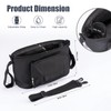 Universal Stroller Organizer with Insulated Cup Holder and Tissue Hole,