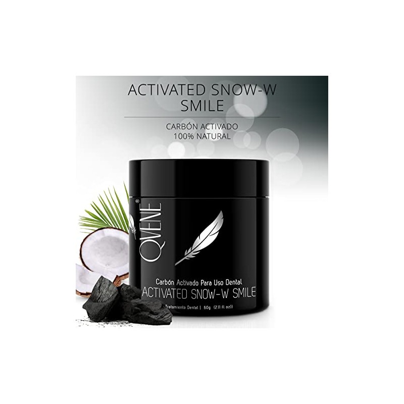 CARBON ACTIVADO | Uso Dental | ACTIVATED SNOW-W | Blanqueador