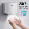 AIKE Air Wiper Compact Hand Dryer 110V 1400W Silver (with