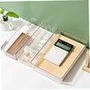 DOITOOL 4Pcs Drawer Organizer Set Plastic Storage Box for Desk