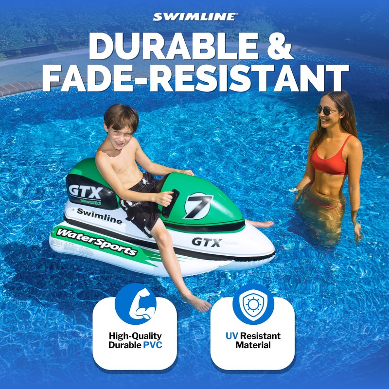 SWIMLINE Inflatable Ride-On Pool Float – Fun Raft for Pools,