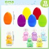 PARSUP 12PCS Easter Marble Eggs with Fidget Bunny for Easter