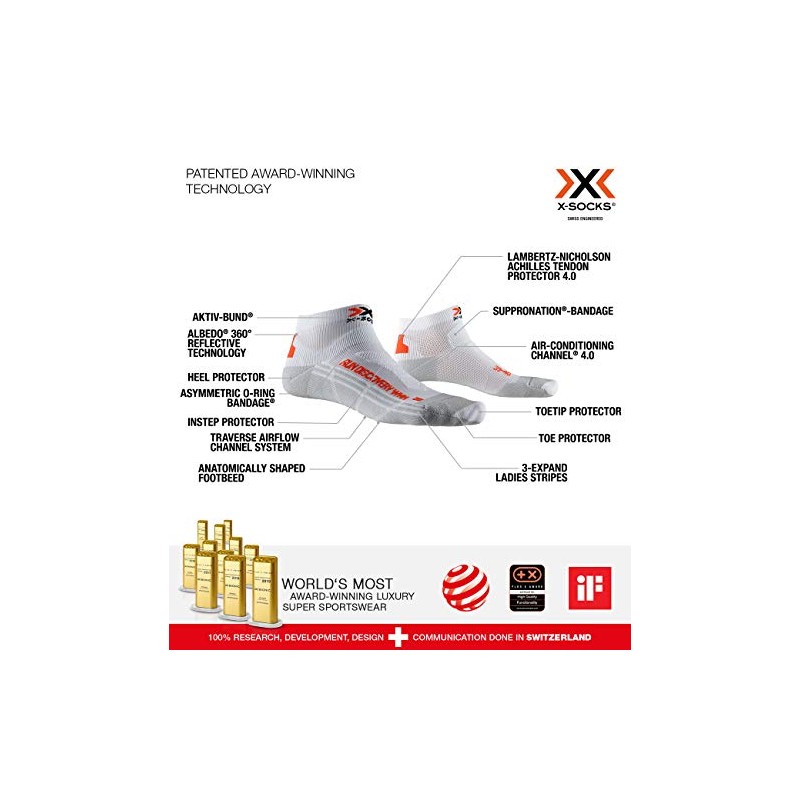 X-Socks Women's Run Discovery Socks
