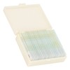 25PCS Microscope Slides Optical Glass Cover Transparent Slide Set for