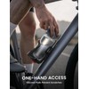 Lamicall Adjustable Bike Water Bottle Holder – [Hidden Tracker Storage]