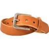 atelierCODEL Men's Leather Belt, Tochigi Leather, Casual, brown (camel brown)