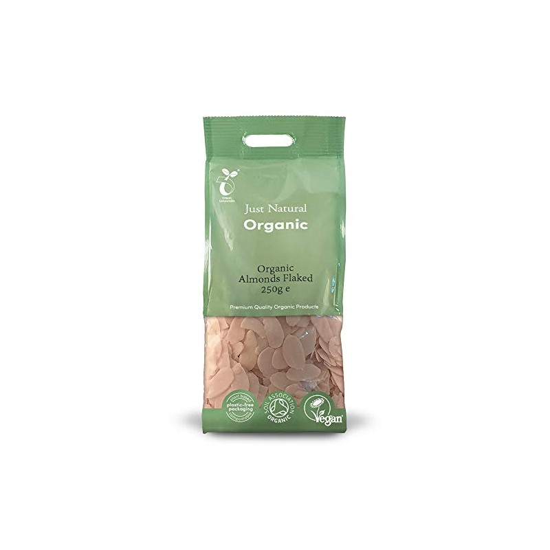 Just Natural Organic Almonds Flaked 250g
