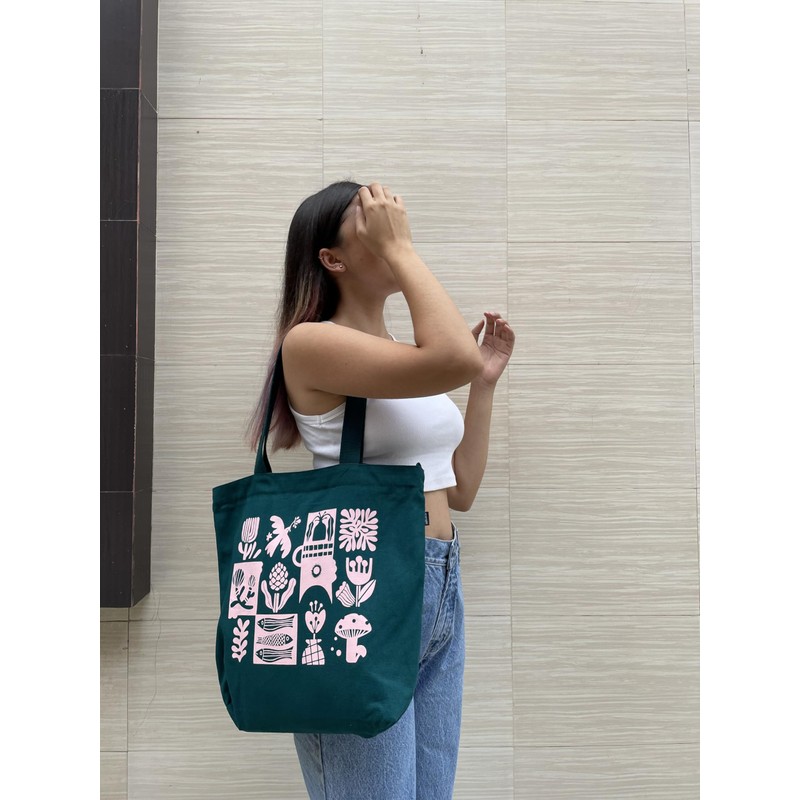 Ecoright Umhängetasche Canvas Shopper Tasche Lässig Handtasche Groß Schultertasche mit