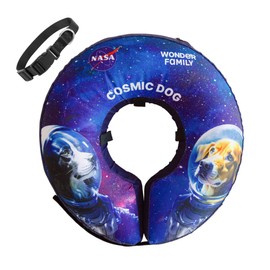 Inflatable Dog Recovery Collar – Soft Donut Cone for Dogs After Surgery – Comfortable Dog Cone Alternative to Stop Licking – Elizabethan Pillow Collar for Post-Surgery Protection