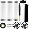 Fireplace Brush Rod Set (Black-150A)