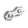 10 pcs galvanised Steel Duplex Wire Rope Clip 4mm