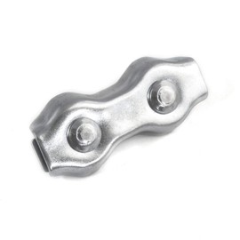 10 pcs galvanised Steel Duplex Wire Rope Clip 4mm