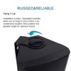 Herdio 4 Inches Passive Outdoor Speakers with 200Watt Powerful Bass