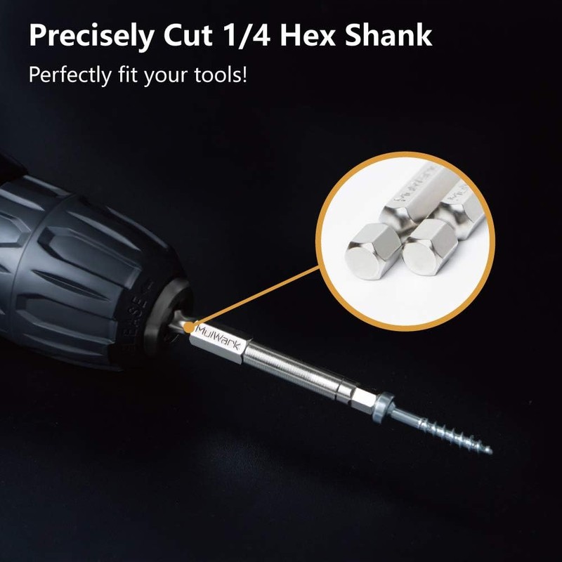 MulWark Hex Head Allen Wrench Drill Bit Set 20PC (10pc