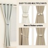 Contoeey Magnetic Curtain Tiebacks Rope Tie Backs 2 Pack Curtains