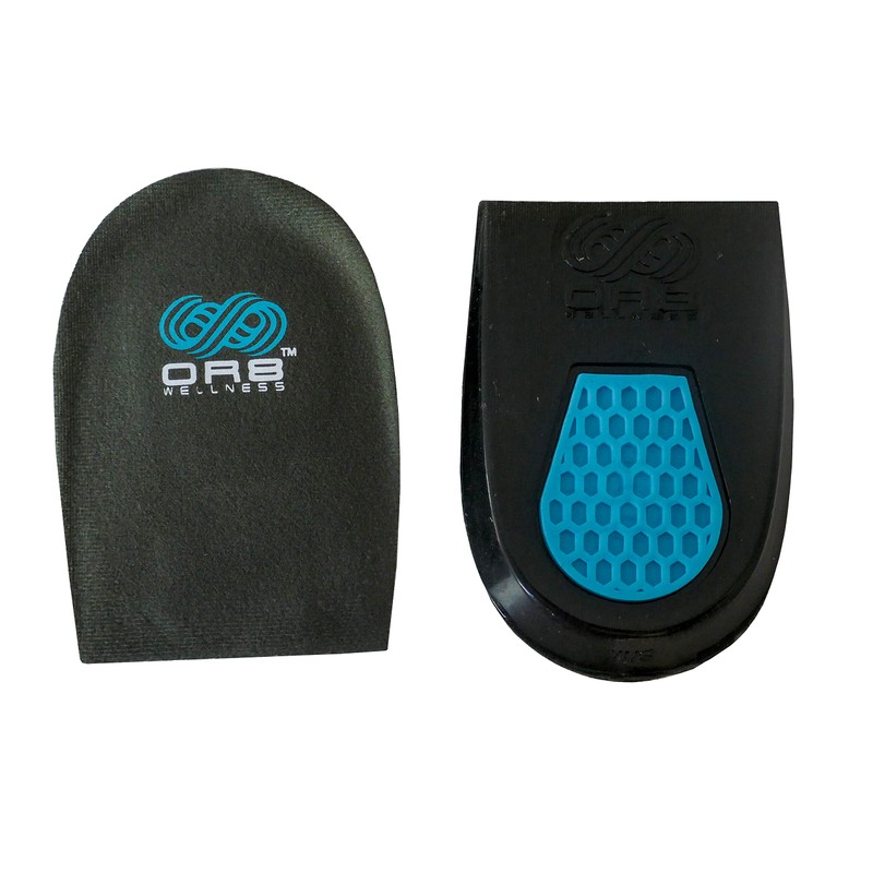 Or8 WellnessTM Gel Heel Shock Pad Insert. Supports Heel. Shock