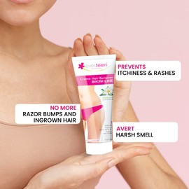 everteen Hair Remover Creme 50g for Bikini Line & Underarms - 1 Pack