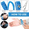 GMHLLES 4 Pcs Anti Static Wrist Straps, Adjustable Wrist Strap
