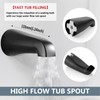 Aolemi 3 Handles Tub Shower Faucet Set with Valve Bathtub