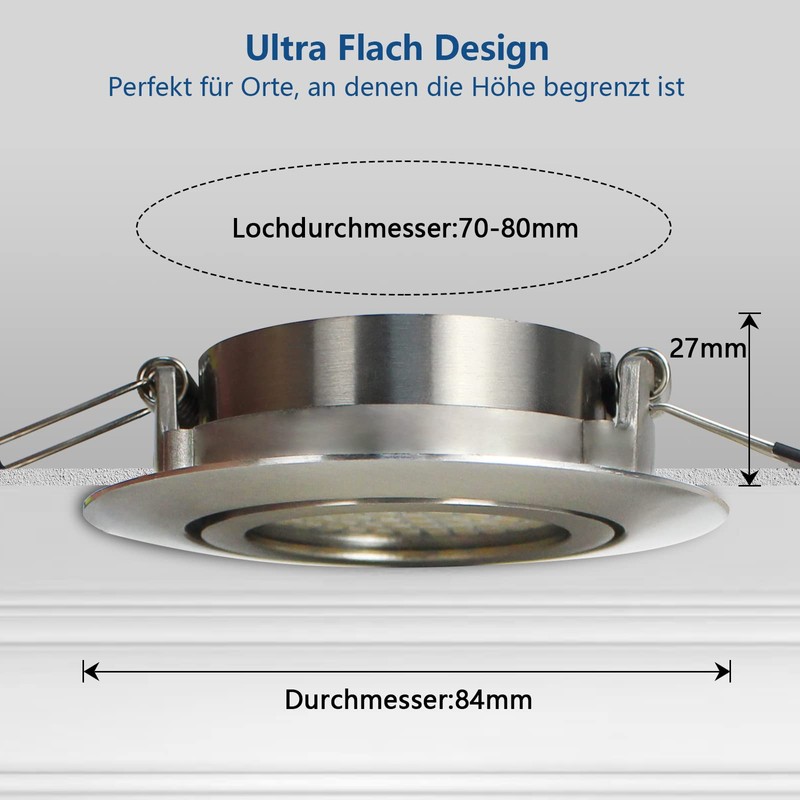 Ultra-Flat LED Recessed Spotlight