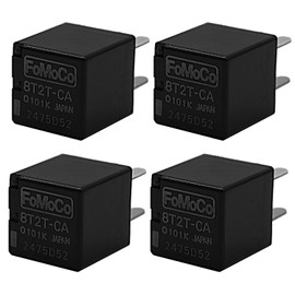 Relay 8T2T-CA (Set of 4) 8T2T-0101K-CA 12VDC 20A High Power Multi Purpose Relay Replaced 5L3Z-14N089-AA 8T2Z-14N089-C Compatible for Ford Vehicles&Lincolnealay