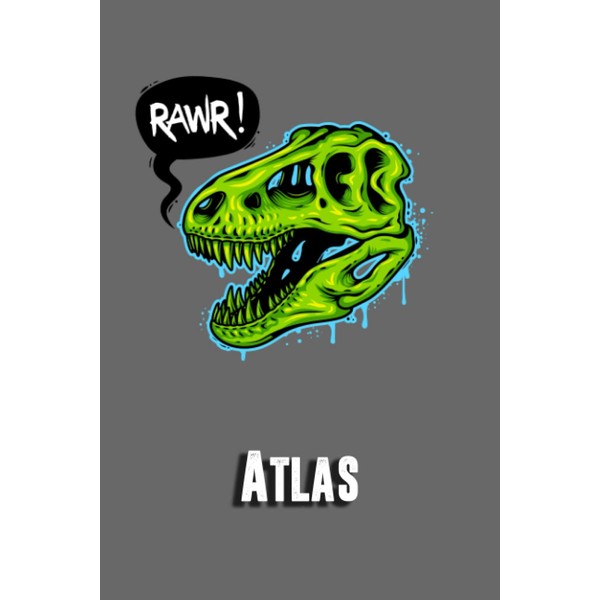 Atlas:Draw and Write Journal for Boys Kids: Cool Dinosaur Dino