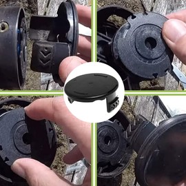 Pack of 4 Grass Trimmer Spool Covers Compatible with Bosch Art 23/26 SL, Grass Trimmer Replacement Coil Covers F016F04557