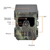 4K 50 MP Solar Trail Camera - Motion Activated Tracking,