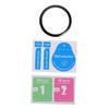 Mikinona Watch Screen Films 1 Set Tempered Film 3d Curved Design Easy Clean No Air Bubbles for