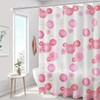 BERYART Bathroom Shower Curtain, Water Resistant Fabric with Hooks, Machine