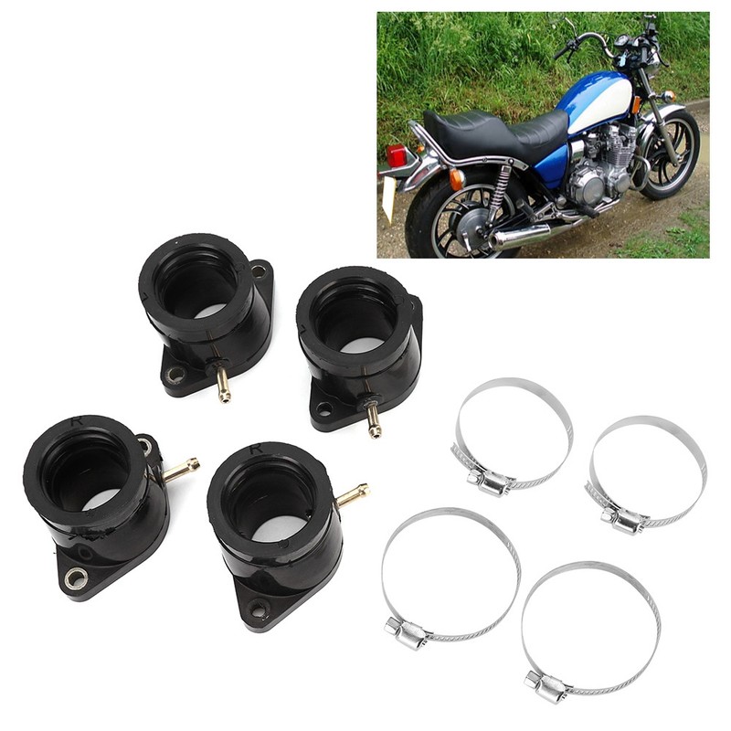 4Pcs Carburetor Intake Manifold Boot Adapter Connector 5G2-13586-02-00 Fit for