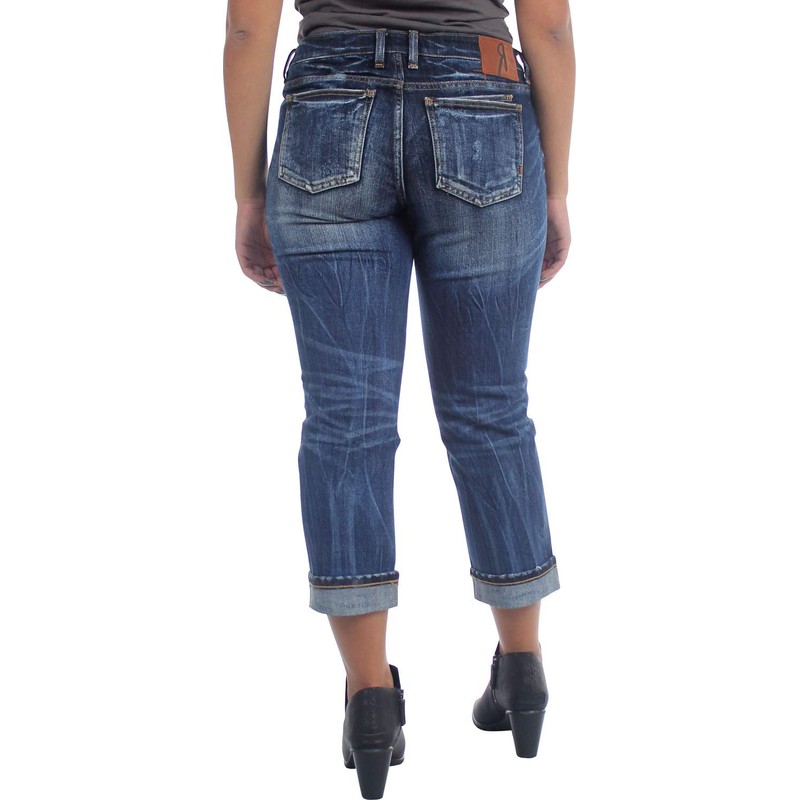 Rock Revival - Womens Stephani P Cuffed Capri Jeans, Color