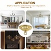 Homoyoyo Antique Style Cast Brass Canopy Light Cover Plate with